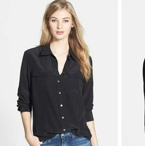 VINCE CAMUTO  black shirt